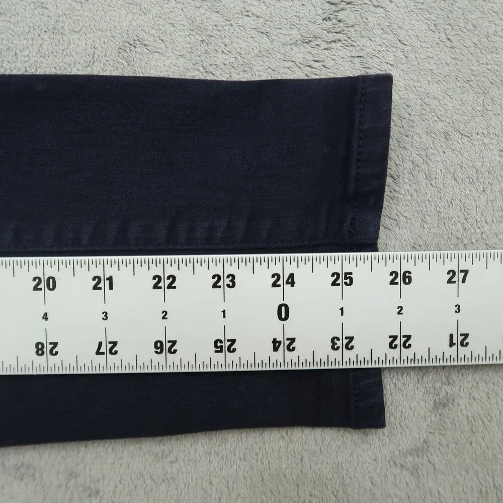 Chico's Jeans Women's Size 00 US-2 Blue Mid-Rise Girlfriend Crop 25.5
